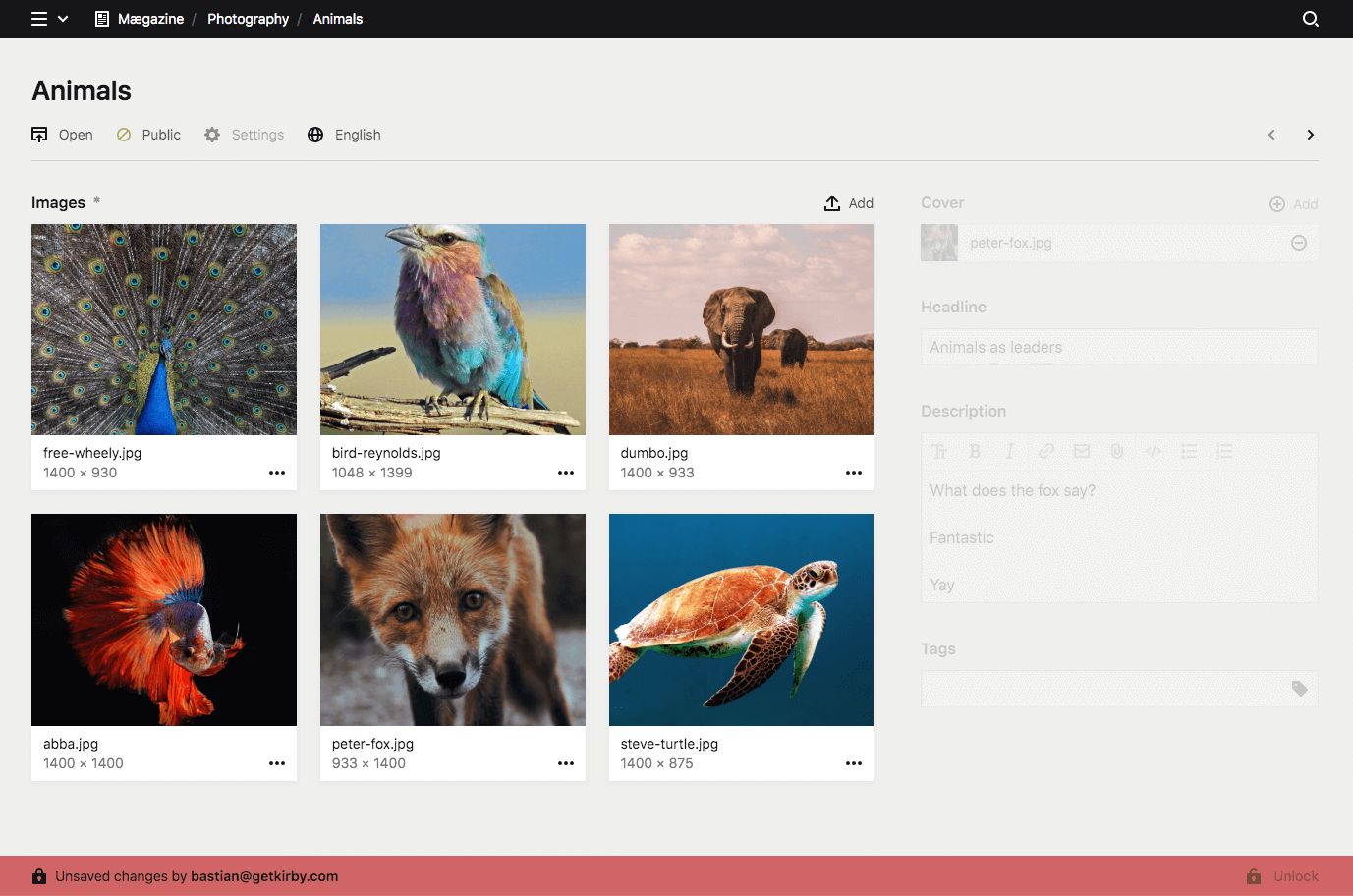 Page avec du contenu vérouillé